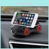 Versatile Car Phone Mount For Dashboard And Windshield Stylish Black Design