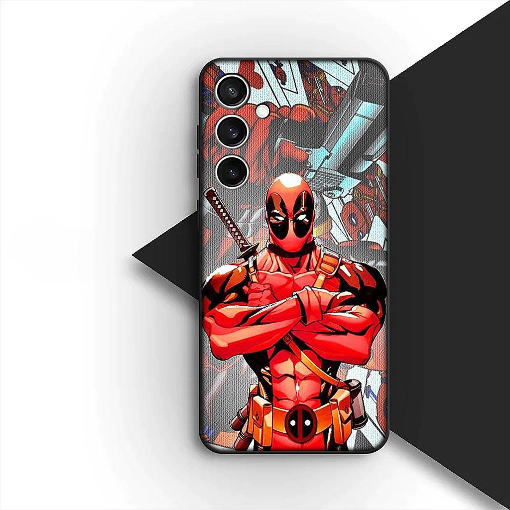 Phone Cover for OPPO A18 A16 A80 A40 A17 A15 A38 A78 A79 A54 A57 A58 A60 4G 5G Funda Casing Soft Case Wallpaper Marvel Deadpool