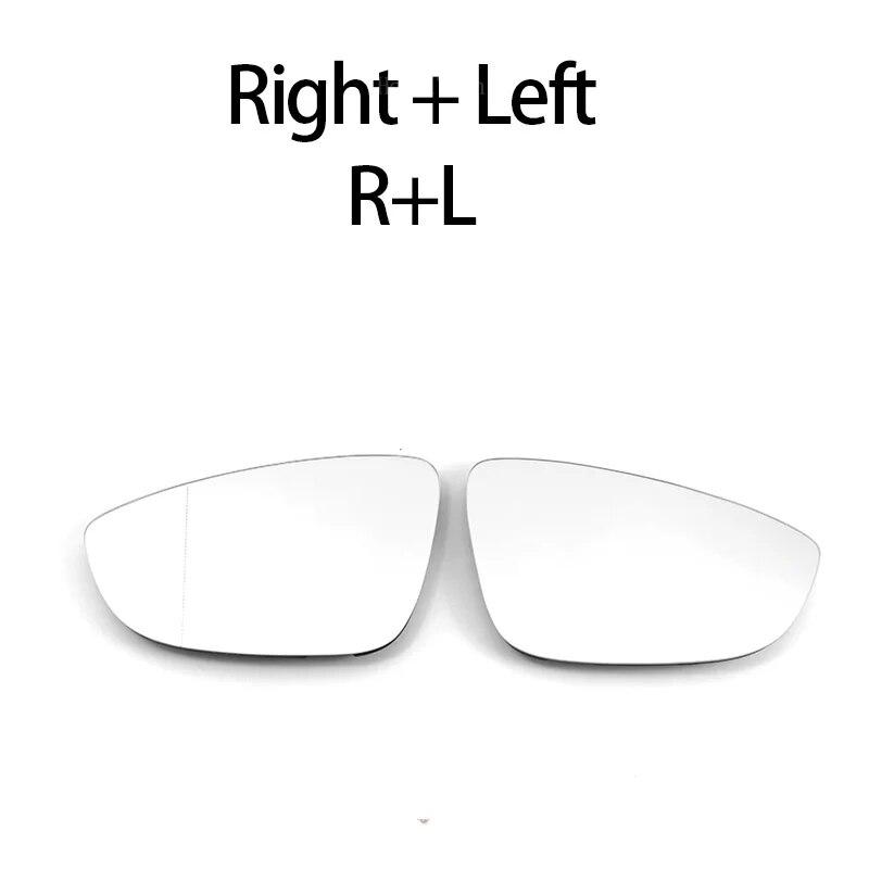 Rétroviseur latéral gauche droit en verre, Angle extérieur pour Volkswagen VW CC 08-16, EOS Scirocco, Jetta MK6 Passat B7 Bettle A5 EU