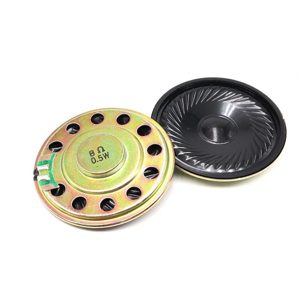 

5pcs 0.5W 8 Ohm Loudspeaker 50mm 5CM Diameter 50×7.5MM Horn Speaker Thickness 7.5MM Loud speaker for Doorbell Intercom 50mm-0.5W8R