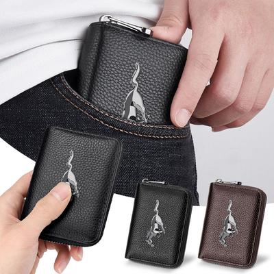 Genuine Leather Car Drivers License ID Card Passport Card Wallet For Focus Mk2 Mk3 Fiesta Ranger Mondeo S-MAX Kuga Mustang Auto Goods