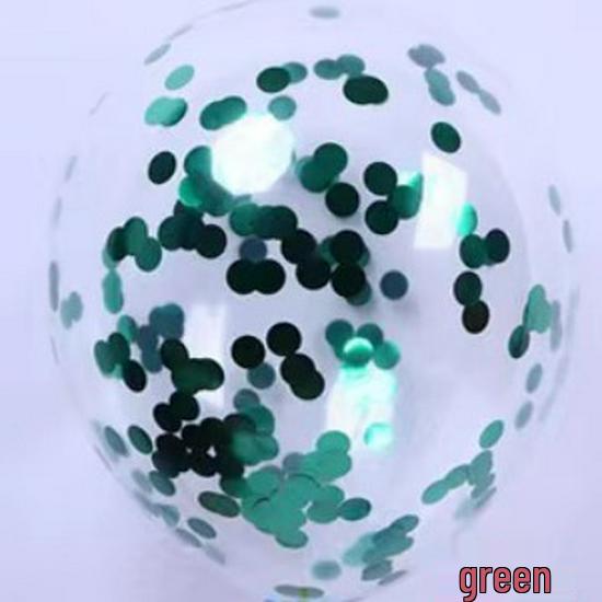 12-calowe przezroczyste balony lateksowe z konfetti i cekinami na wesela, urodziny i uroczystości świąteczne