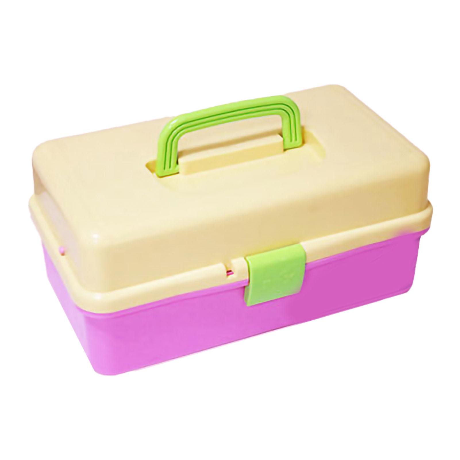 

Ящик для хранения предметов искусства для студентов, утолщенный, большой, 3-слойный, для домашнего хранения, пластиковый, 561, большой размер