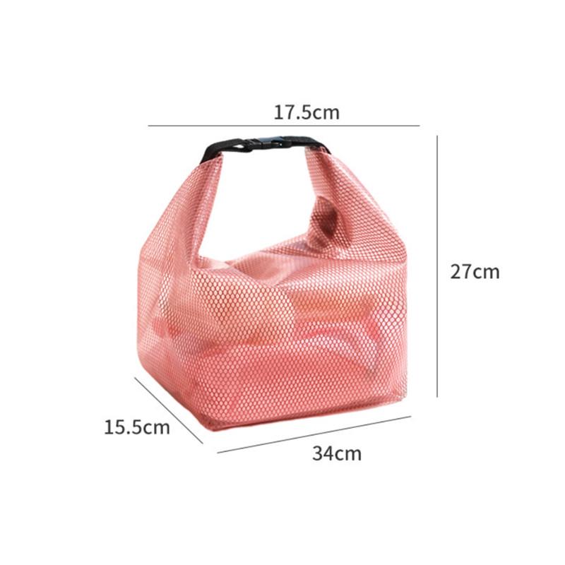 Translucent Waterproof Toiletry Bag Large Capacity Portable Women Cosmetic Pouch for Business Trip Bathroom Use