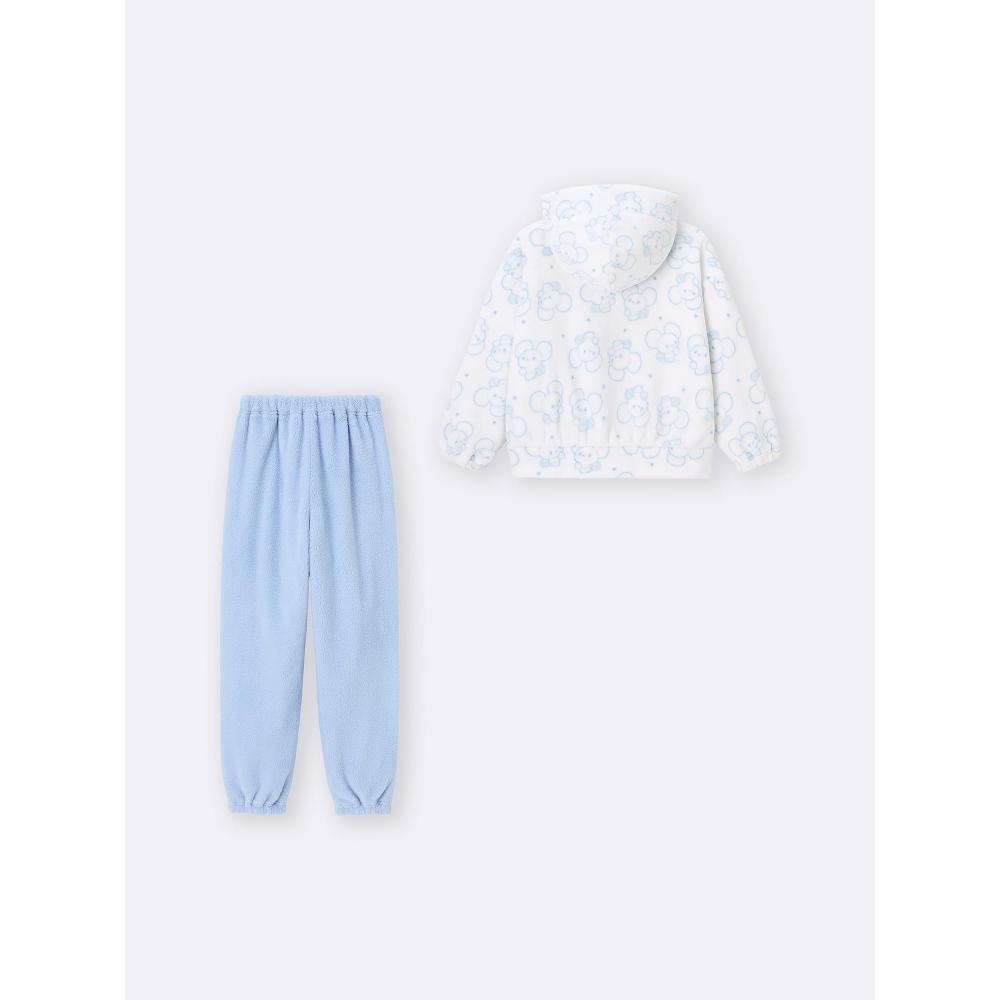 Gu By Uniqlo Kids Marshmallow Feel Lounge Set With Pocket Pieces