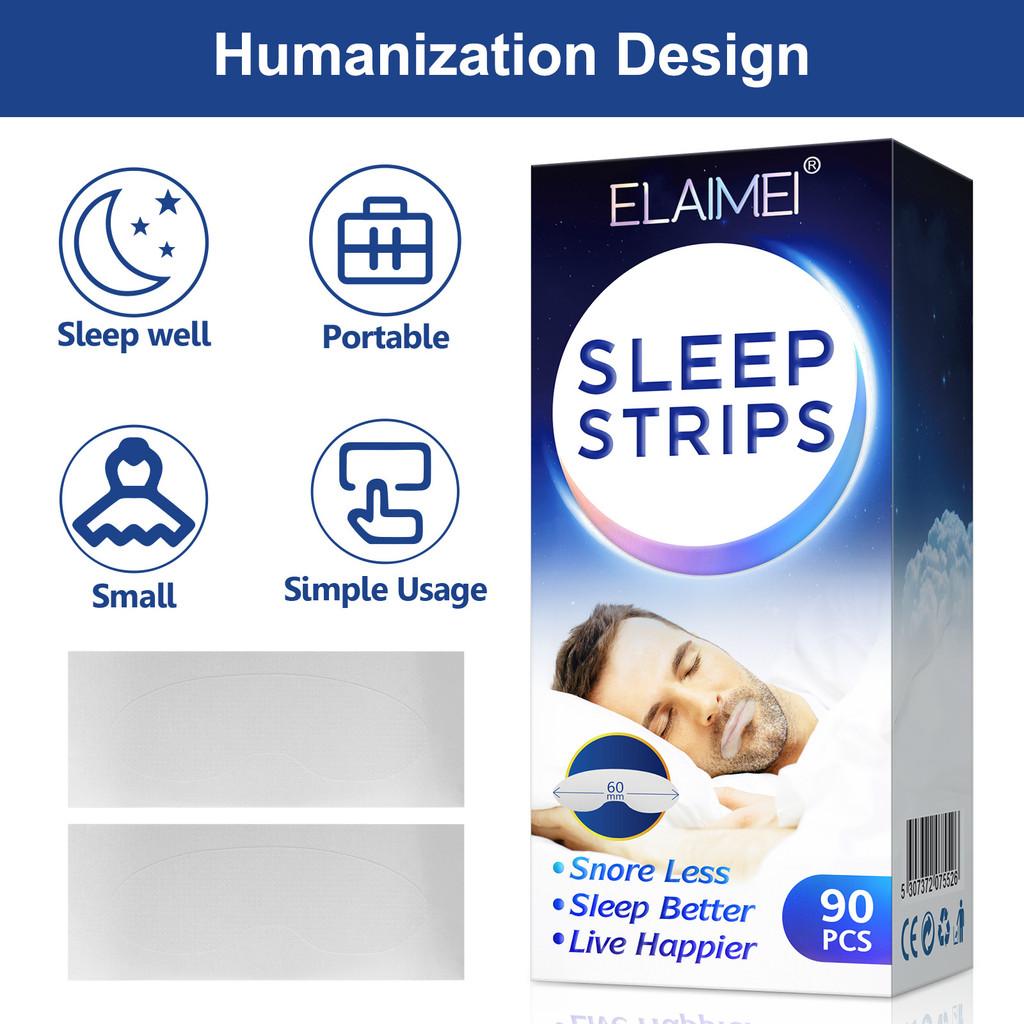 Elaimei Lip Closure Patch For Daily Good Sleep And Anti Snoring 90 Box Pieces