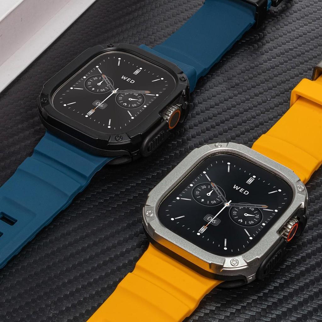 Silicone Strap+TPU PC Case For Apple Watch Ultra 3 2 1 49mm for iWatch Series 11 10 46mm band for Iwatch 9 8 7 6 5 4 45mm 44mm