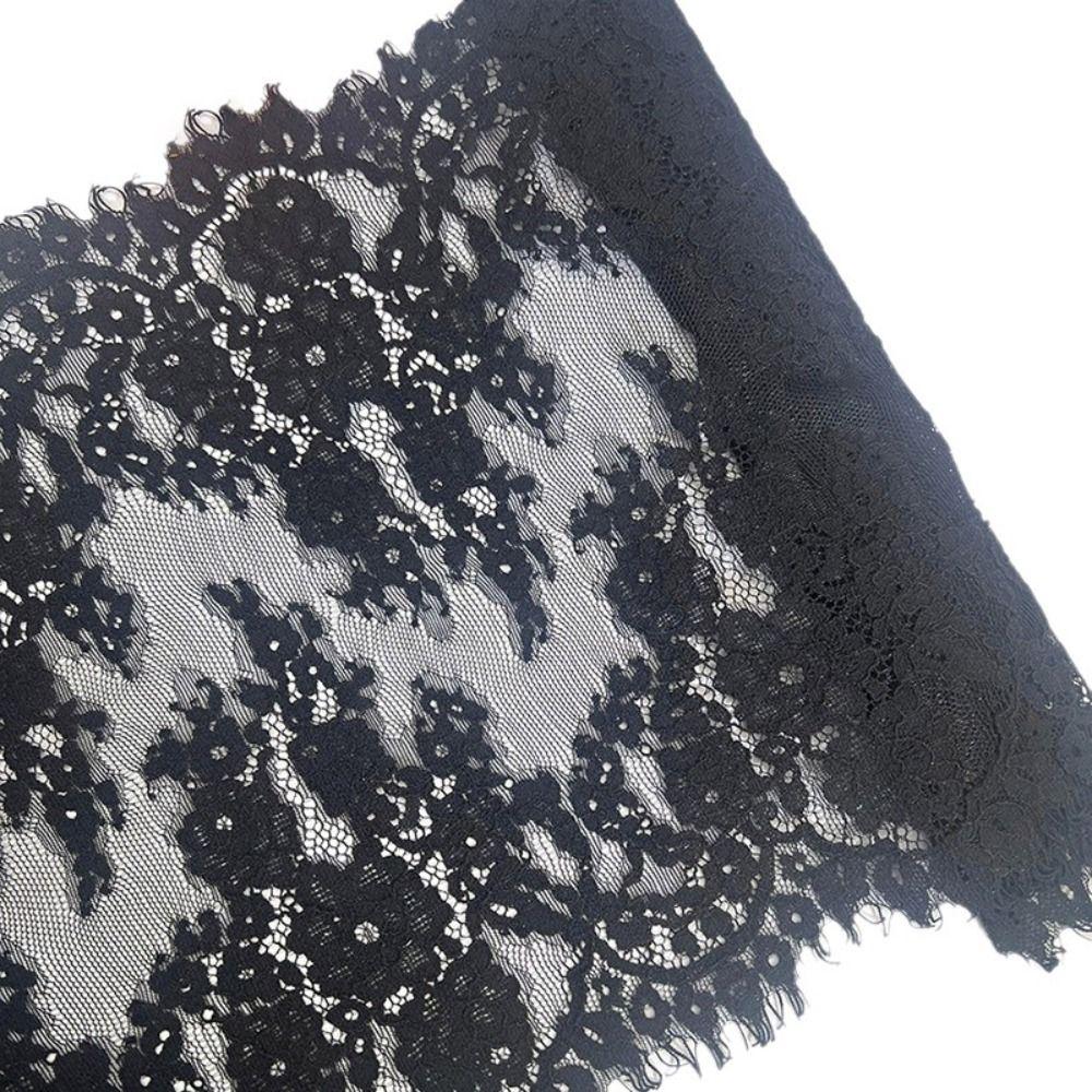 3M/Lot Eyelash Lace Trim  Skirt HemSleeves Neckline Lace Clothing Veil Decoration Material Fabric