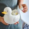 Creative Ceramic Chopstick Stand Cartoon Cute Duck Chopstick Holder Mini Size Duck Shape Chopsticks Rest Table Decoration