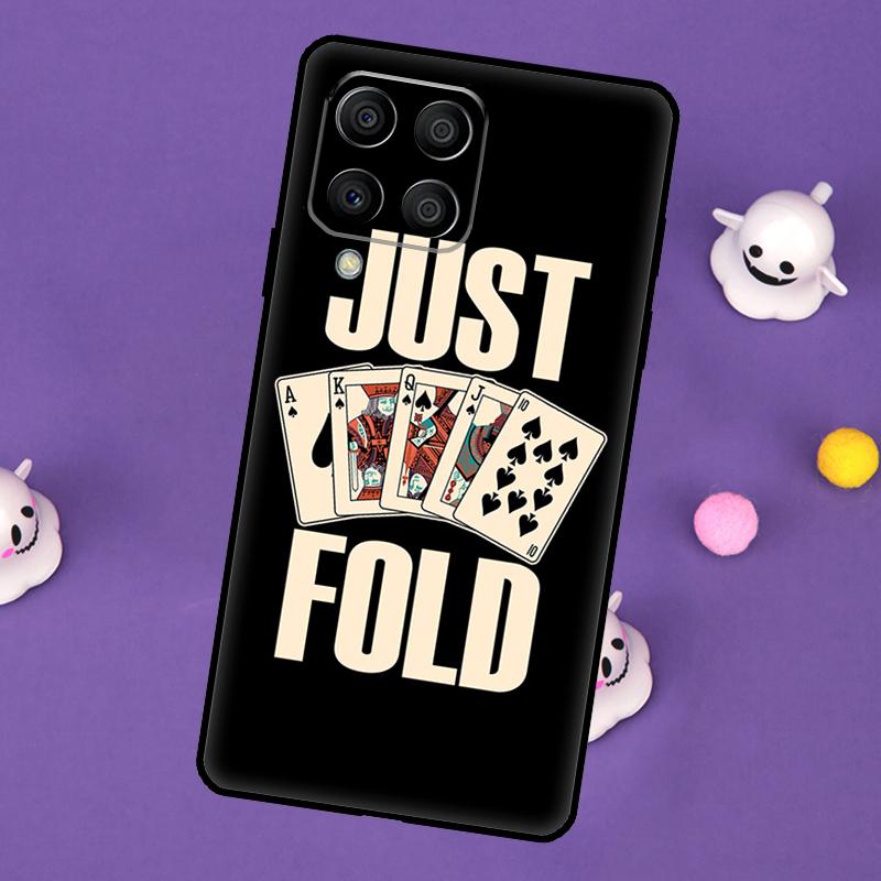Poker Cards Cover For Samsung Galaxy M32 M52 M12 M13 M33 M23 M53 M15 M55 M31 M51 M14 M34 M54 M20 Case