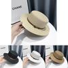 Stylish Unisex Summer Straw Hat Elegant French Wide Brim Sunshade Beach Hat For Vacation