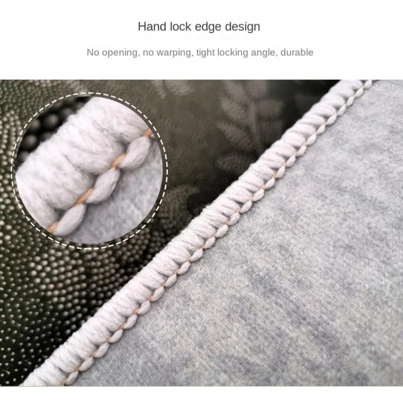 1/2 Stück Cartoon Leicht zu Reinigende Küchenbodenmatte Zuhause Langfloriger Kristall-Samt Teppich Schmutzabweisend und Rutschfest Bodenmatte