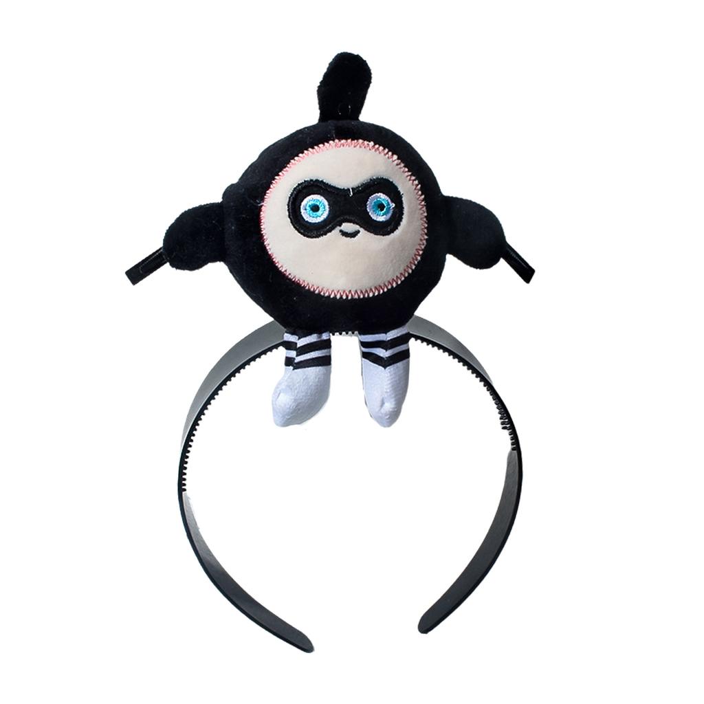 Kostým na párty s líčením Zábavná čelenka s vaječnými culíky s klipem na ofinu Pokrývka hlavy Klip na ofinu Kreativní čelenka na líčení