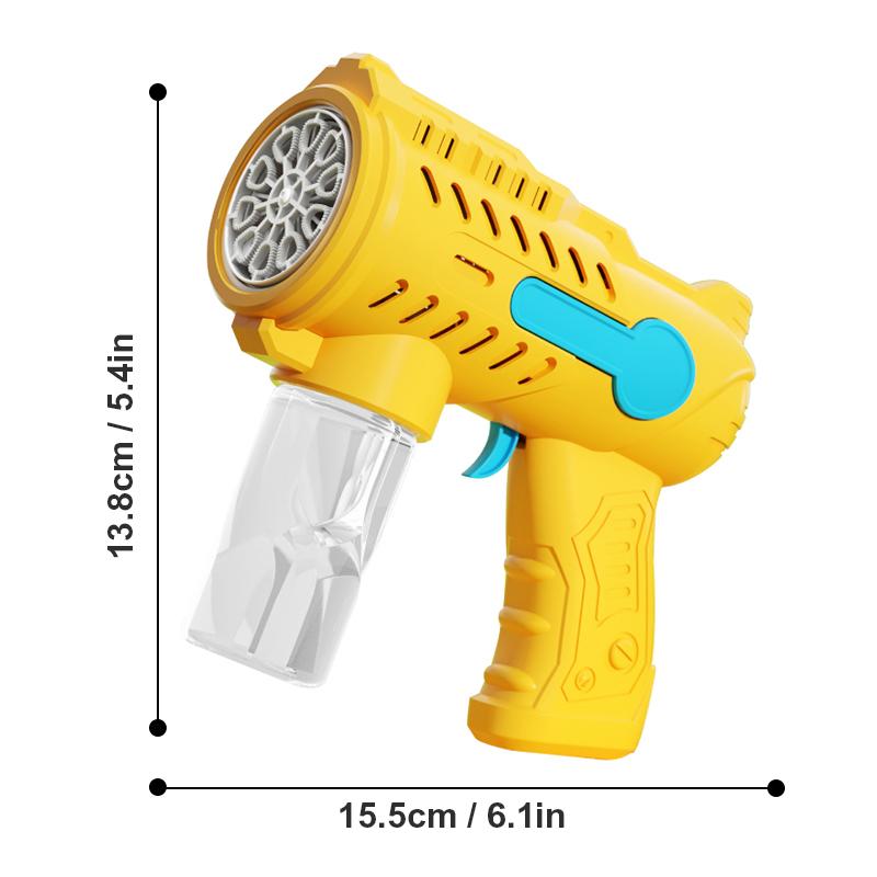 New Outdoor Bubble Toy with Bubble Gun Children's Holiday Gift Play with a Large Amount of Bubbles Without Battery Bubble Water