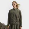 Fila Explore Trendy Minimalist Classic Retro Sports Casual Outdoor Versatile Loose Woven Long Sleeve Shirt Women Shirts Asphalt A11W617401FDG