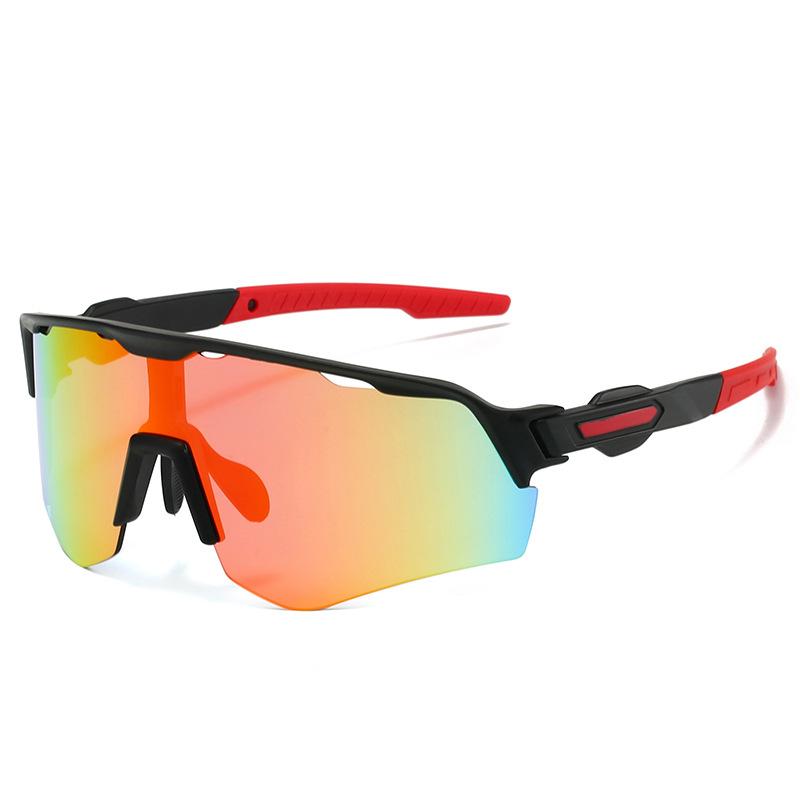 Large-Framed One-Piece Sunglasses Bicycle Goggles Windproof Sports Outdoor Suitable For Both Men And Women