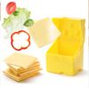 Creative Cheese-Shaped Storage Box Kitchen Refrigerator Cheese Slice Storage Container Fruit Snack Box Refrigerator Organizer