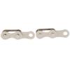 50PCS CNC Electroplating Silver 410 Harden Single Speed Bike Chain Quick Release Link Magic Buckle Chains Connector