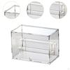 Model Display Case Car Box with Shelf Showcase Sturdy Figure Storage Clear