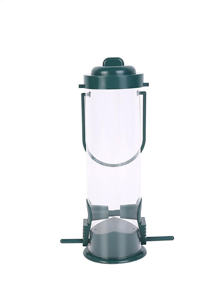 Outdoor Bird Feeder Bird Food Dispenser Squirrel Proof Bird Food Container Bird Food Dispenser Container Tubular Bird Suppliy