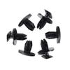 20pcs for Peugeot Citroen Black Plastic Interior Clip Auto Fastener Car Push Type Rivet Retainer Bumper Fender Fixed Clamp