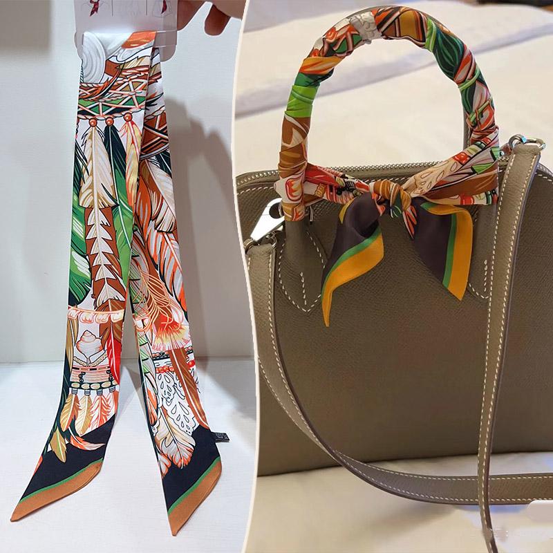 2024 Trendy Silk-Style Scarf Handle Wrap for Bags