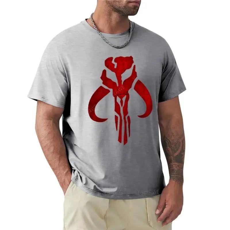 Mando Logo Red T-Shirt Sweat Shirts Short Sleeve Aesthetic Clothes Customized T Shirts Men T Shirt