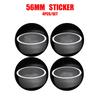 4Pcs 56mm Car Wheel Center Hub Cover Stickers Hub-Decals Decoration Accesorios