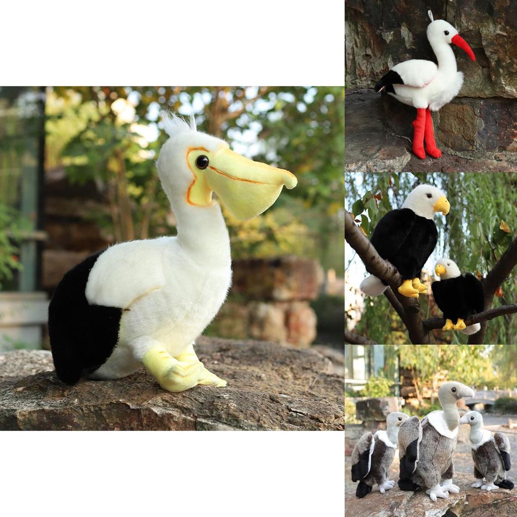 Realistic Eagle Plush Toy For Wildlife Enthusiasts 25cm/35cm/45cm