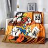 1pc. Cartoon Duck Family Christmas Decoration Blanket, Seasonal Home Decorative Throw Blankets for Couch Bed Sofa, Living Room, Travel, Camp