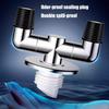 Washing Machine Floor Drain Adapter Pipe Connector Drain Deodorant Sealing Ring Adapter Sewer Elbow Pipe Connector