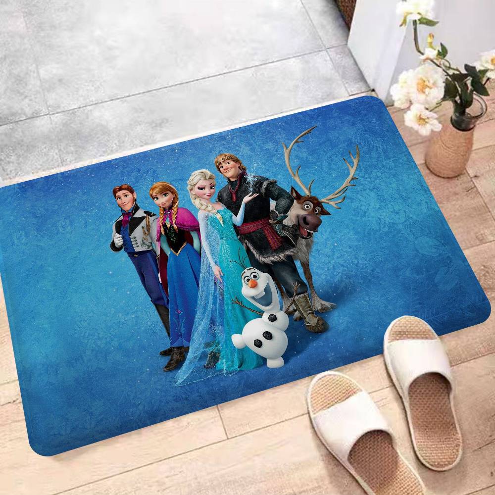 Film Cartoon F-Frozen Raummatten Waschbar Rutschfest Wohnzimmer Sofa Stühle Bereichsmatte Küche Alfombra