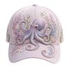 Turtle Whale Jellyfish Pattern Cap Ocean Creatures Baseball Cap, Adjustable Sun Hat with Sea Back Buckle Animal Patterns, Trucker for Men And