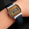 Vintage Cowhide Leather Watch Band For Casio AE1200 A158W/A168/f91w/AE-1200WHD/A158/A159/A169 Series Retro Bracelet Strap 18mm