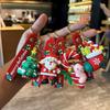 Cartoon Santa Claus Keychain Pendant Bag Car Keychain Accessories Gift