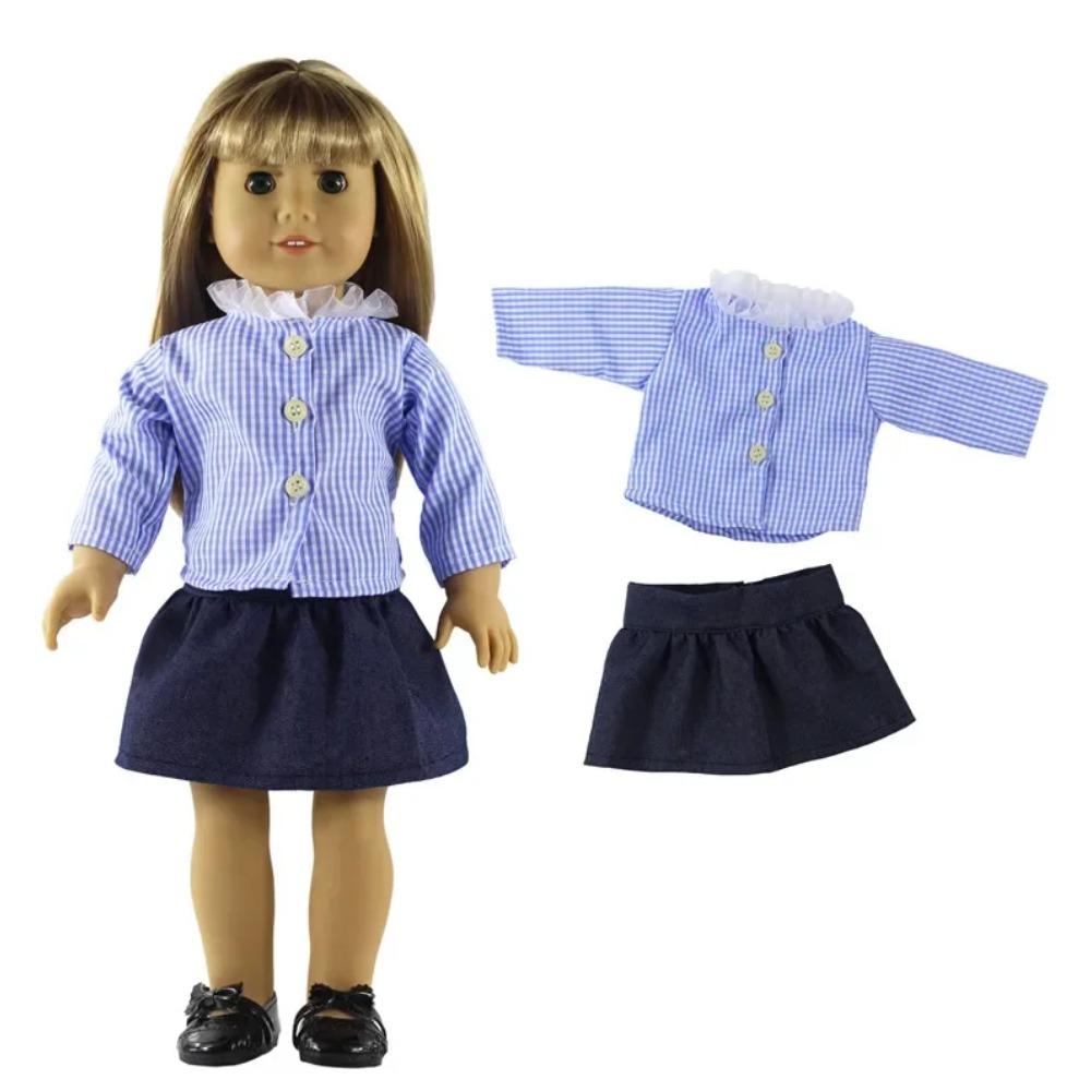 1 Conjunto Roupas de Boneca Casuais Bonitas para Boneca Americana de 18 polegadas Muitos Estilos para Escolher A90