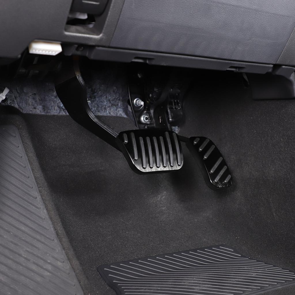 Black Footrest Gas Brake Pedal Trim Cover For Toyota Land Cruiser LC250 24+