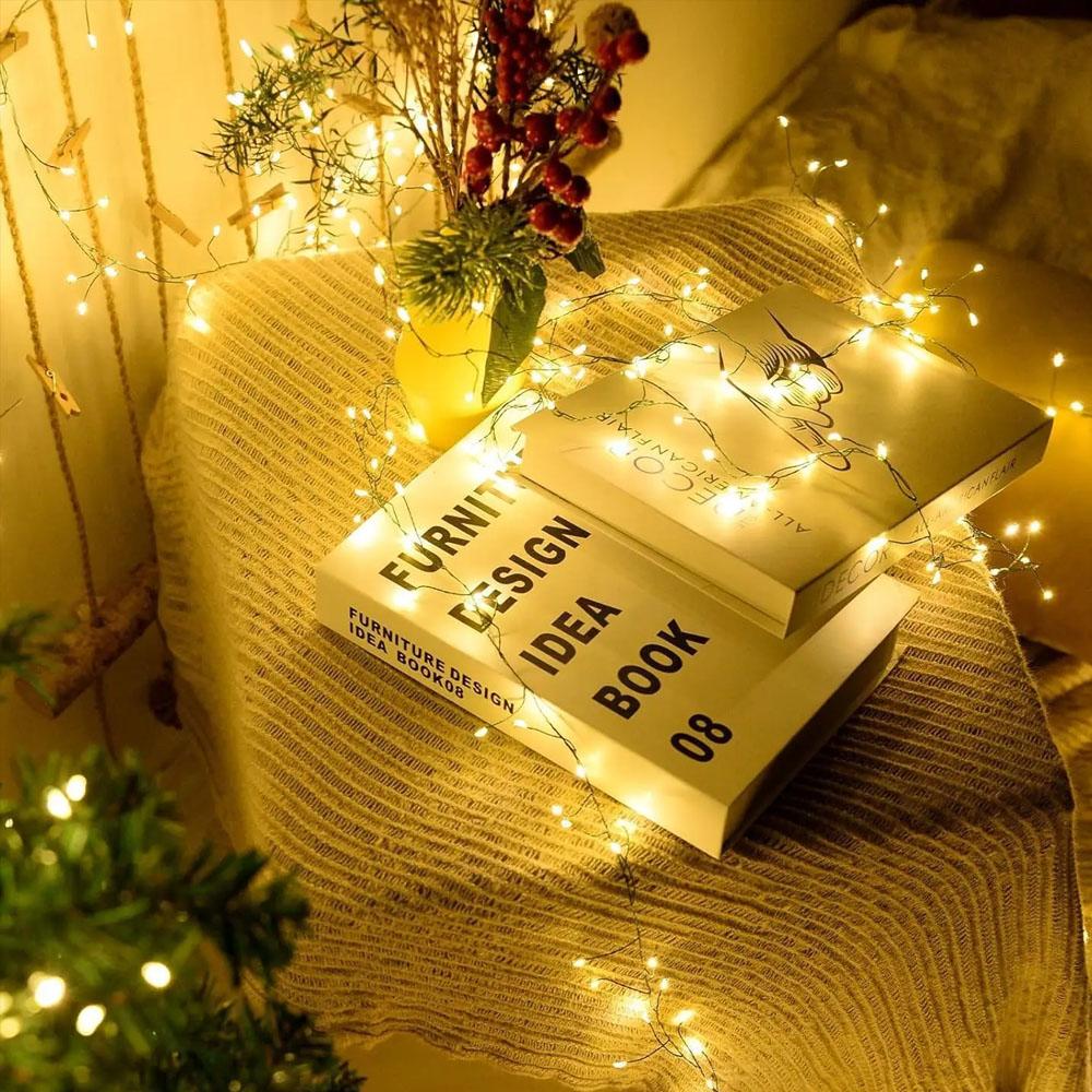 Atmosphere Night Light Strip Christmas Wedding Decoration String Light Green Copper Wire Christmas Decoration Light Remote Control