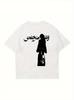 Summer New Arrival Relaxed Fit Crew Neck DesignCasual and Stylish Leading Streetwear Trends Printed TShirt Unisex Style