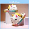 Cute Cartoon Unicorn Childrens Clogs Slip Resistant Indoor Beach Shoes For Boys And Girls Available In Various Colors