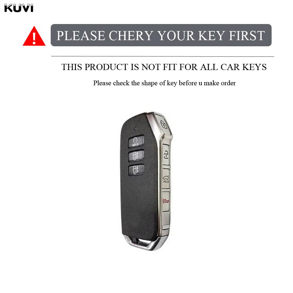 10PCS Gun Grey TPU Car Key Case Cover Shell Fob For Kia Sorento MQ4 2020 2021 2022 EV6 K8 V6 For Kia Sportage 7 Buttons 2023