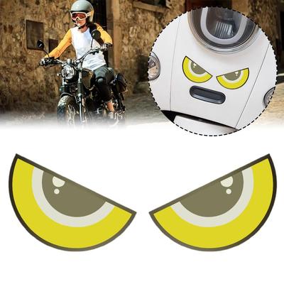 Ďábelské oči Auto Motocykl Samolepky Helma Kapotáž Dekorace Zadního Okna Nálepka Elektrické Auto Motocykl Reflexní Samolepky