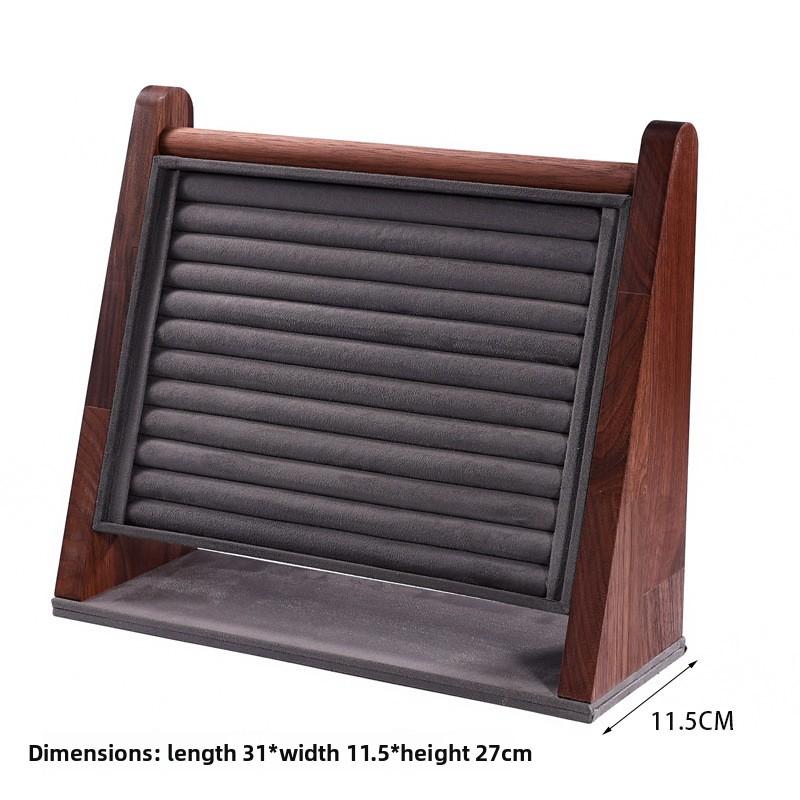 Walnut Jewelry Display Prop Set Combination Bracelet Display Stand Jewelry Display Stand Necklace Display Stand