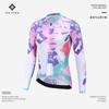 Womens Breathable Cycling Jersey Long Sleeve Ride Top Road Bike Apparel