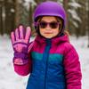 Thicken Children Snow Mittens Waterproof Outdoor Thermal Gloves Unisex Kids Ski Gloves  Skiing