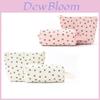 Fluffy Corduroy Makeup Bag With Heart Pattern Large Capacity Travel Organizer For Women And Men