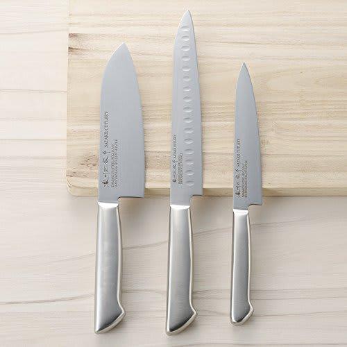 Noshu Masamune Damascus 3-Piece Knife Set 500D