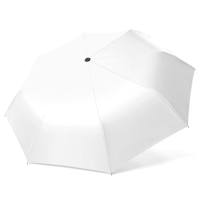 Automatic umbrella weather and rain vinyl umbrella cartoon cute sun umbrella creative Korean version of Muse tri-fold umbrella