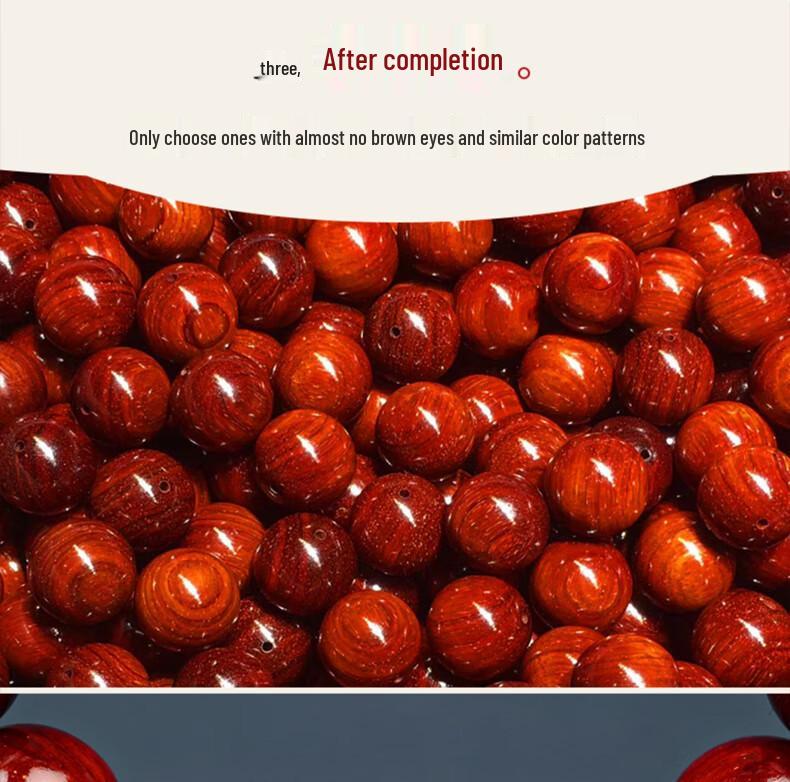 108-Bead Indian Rosewood and Sandalwood Bracelet for Men, Women, Couples - Buddhist Rosary