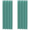 VidaXL Rideaux en voile avec œillets 2 pcs turquoise, rideau en filet, rideau transparent, voile de fenêtre, traitement de 4102148